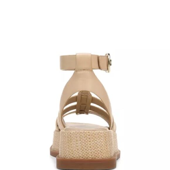 NEW Sam Edelman Naima Platform Fisherman Sandal Natural Tan 9 - Picture 3 of 13